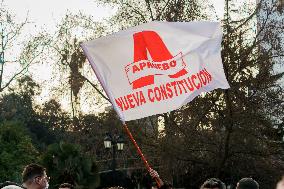 Closing of the campaign for the new constitution for the votes of September 4 in Chile